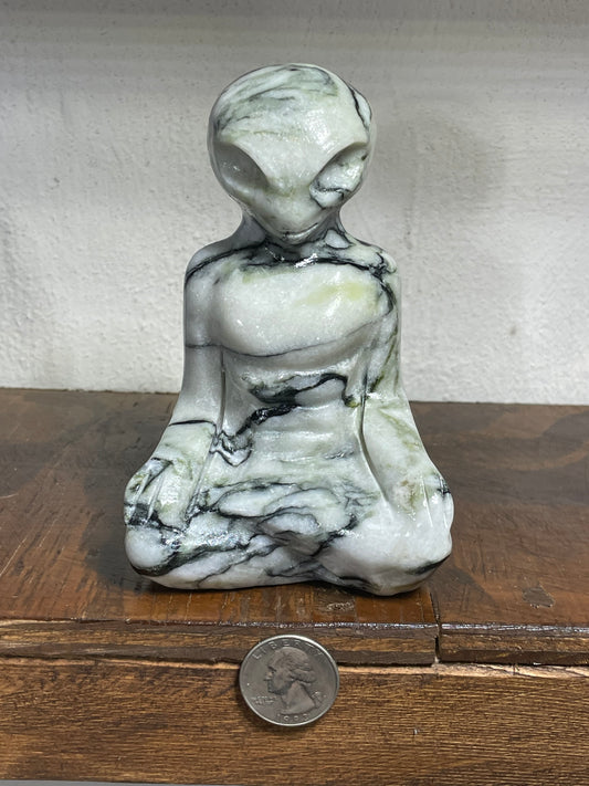 Serpentine Alien (Meditating)