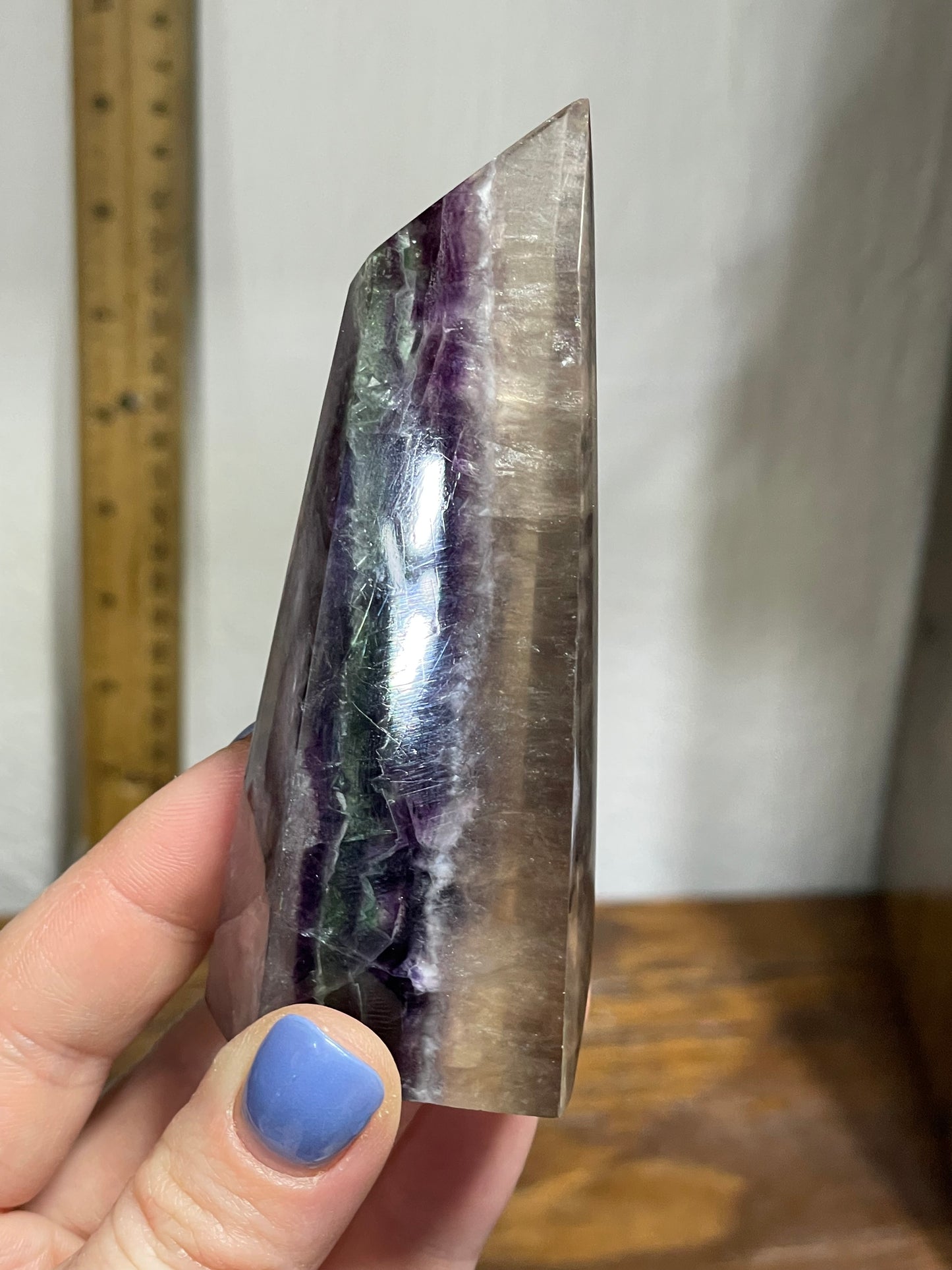 HQ Rainbow Fluorite Freeform Point